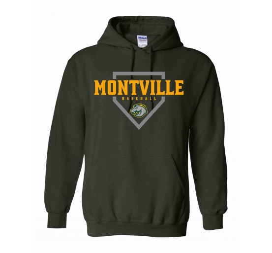 Montville Baseball Hooded Sweatshirt